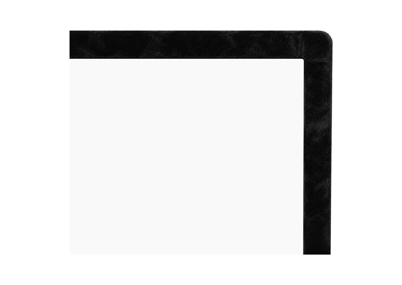 Detailansicht des SlimFrame Velvet Rahmens der celexon SOUNDVISION Premium Plus